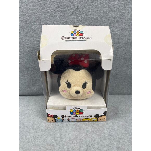New Disney Tsum Tsum Minnie Plush Bluetooth Speaker Minnie Fantasia Box‎ Damage - Picture 1 of 7